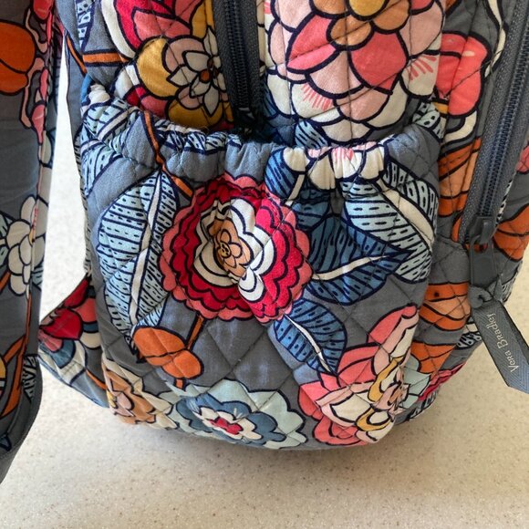 Vera Bradley Backpack Large EUC Tropical Evening - with padded laptop sleeve - Picture 14 of 16